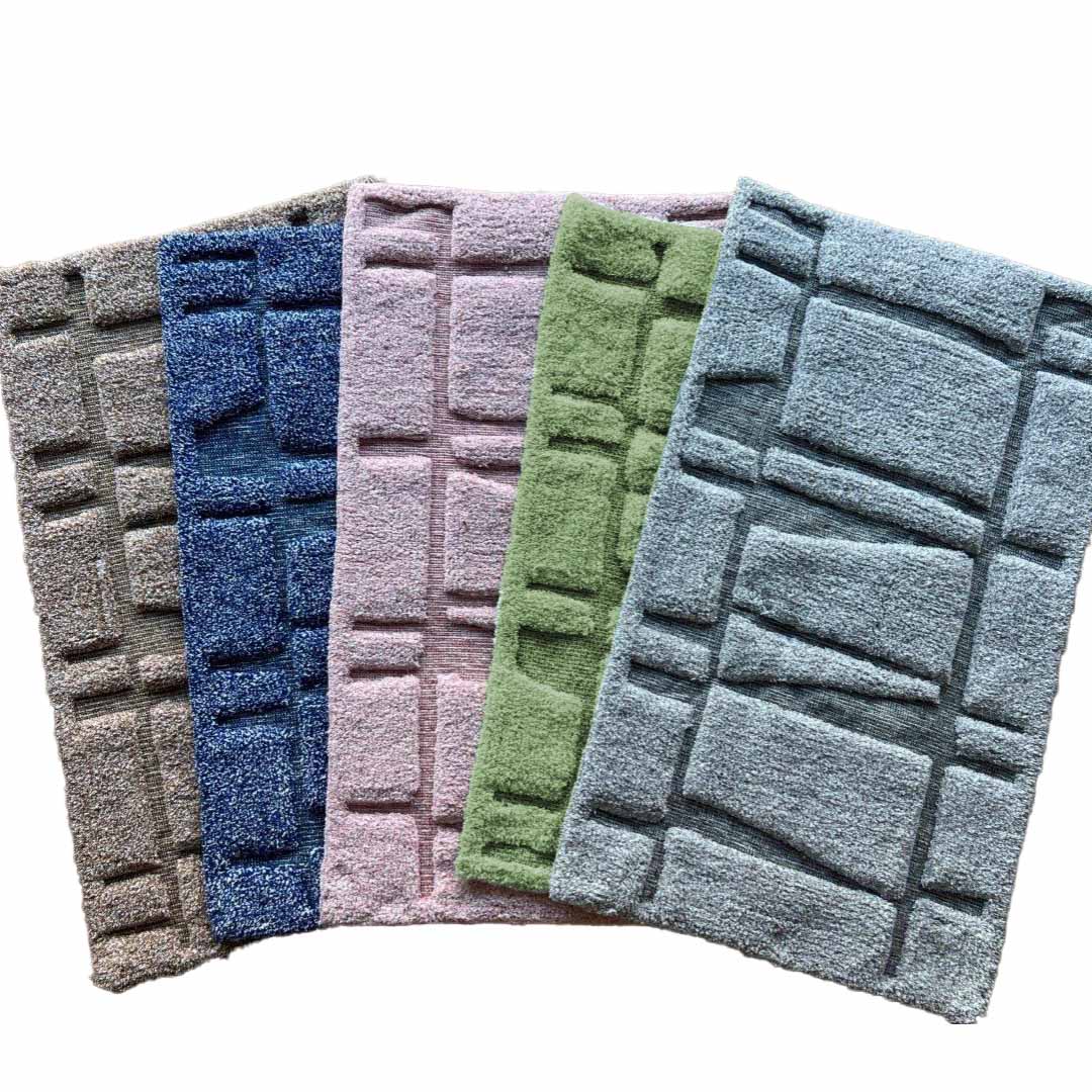 Tappeto Pebbli antiscivolo misura 50x80 e 60x110