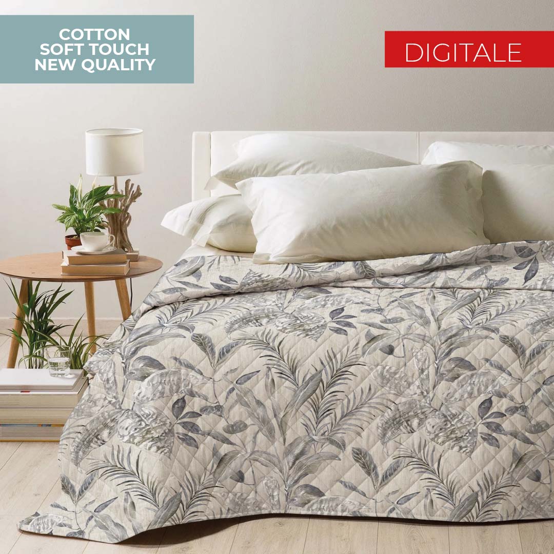 Copriletto estivo Dalisia matrimoniale Sghome e coordinato completo letto copriletto