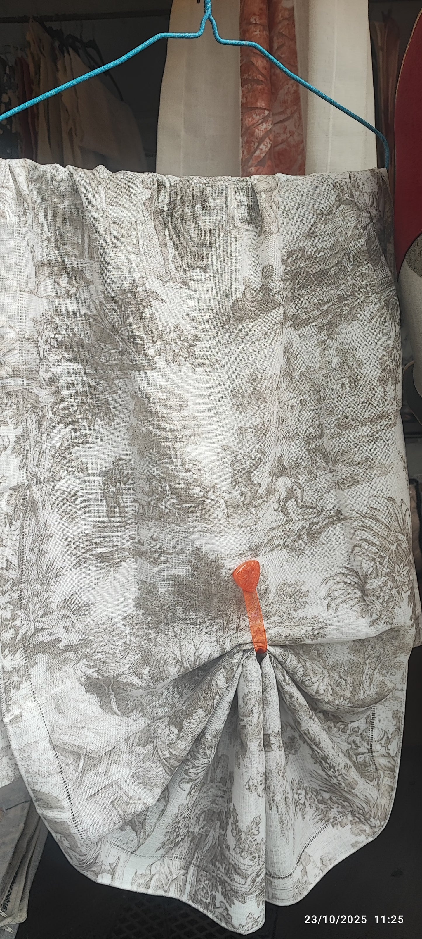 COPPIA TENDINE STAMPATE MIA TOILE M098 DOLCE CASA