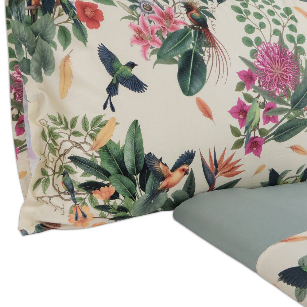 Completo Lenzuola CREOLE Balza Selva Verde Matrimoniale