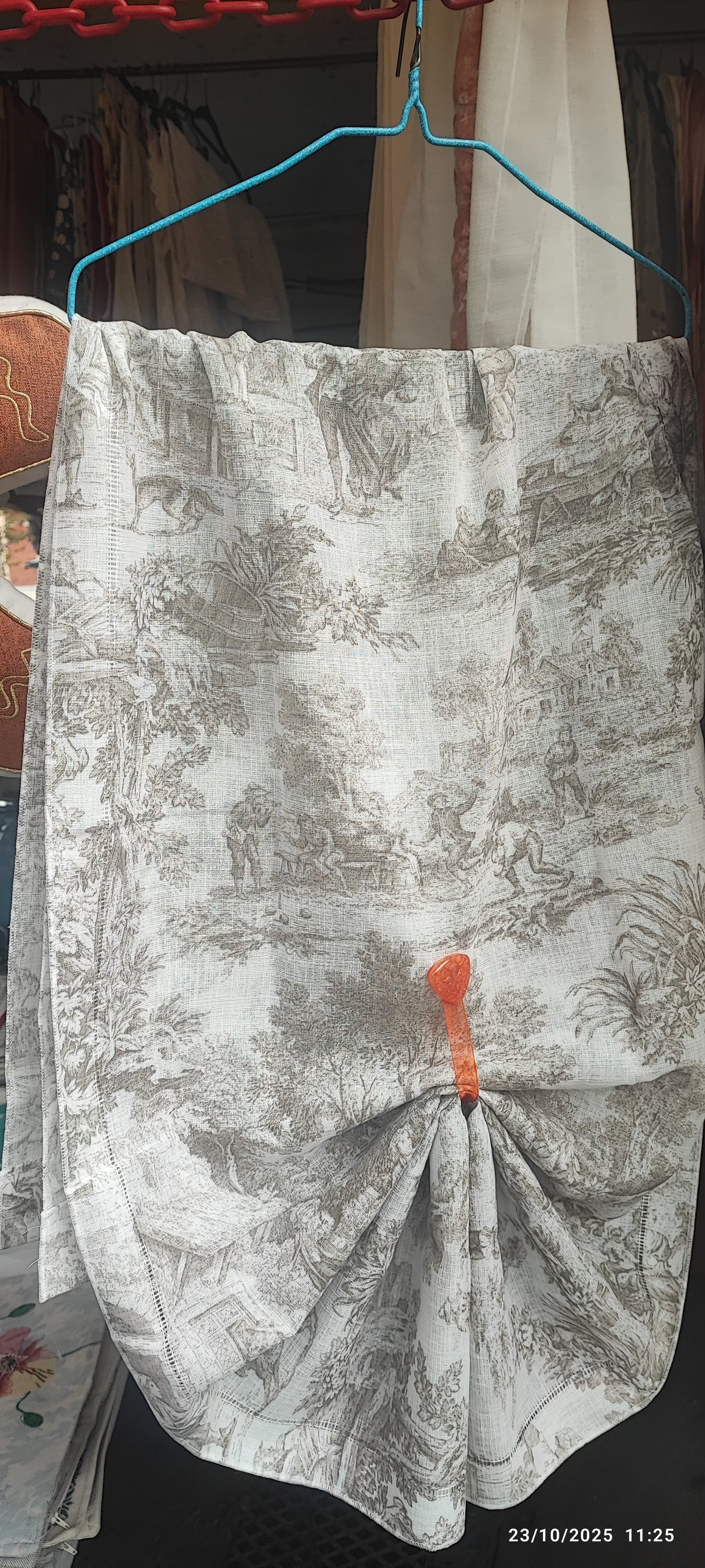 COPPIA TENDINE STAMPATE MIA TOILE M098 DOLCE CASA