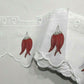 Chili Pepper Glass Curtain Valance H 21CM
